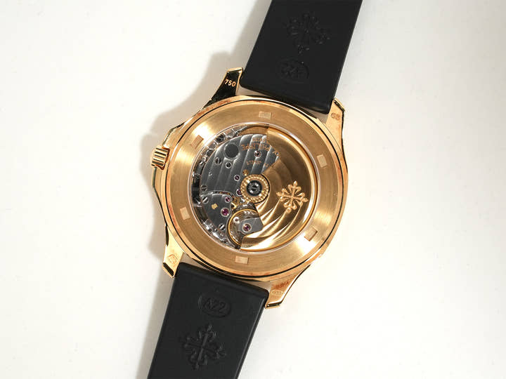 パテックフィリップ アクアノート Ref.5065J-001 イエローゴールド ブラック文字盤