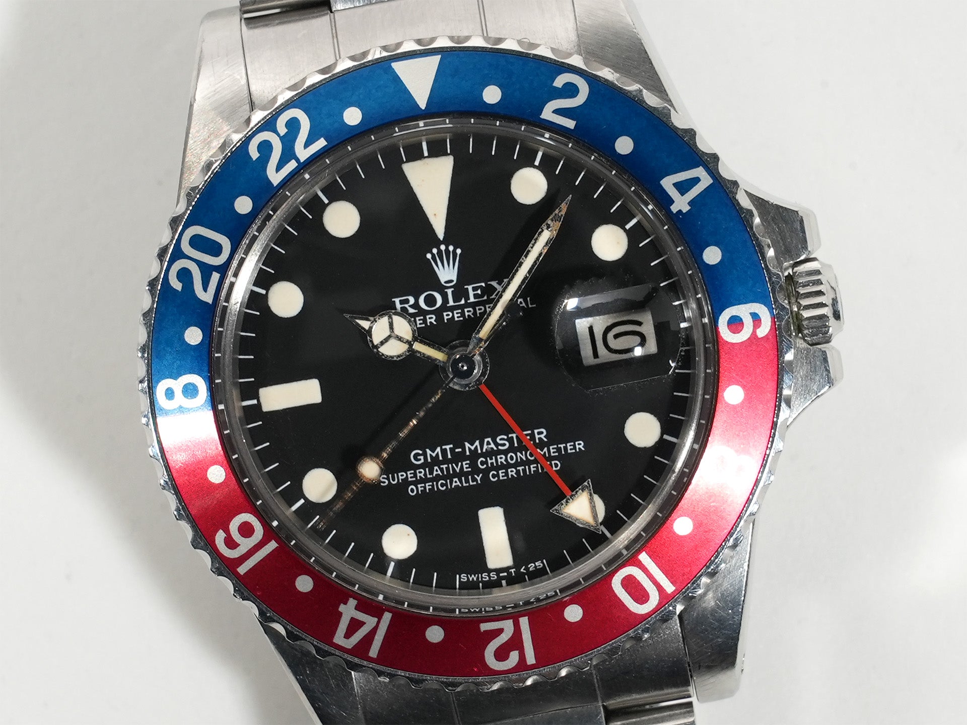 ロレックス GMTマスター Ref.1675 ブラック文字盤 中古 hhhjotuu