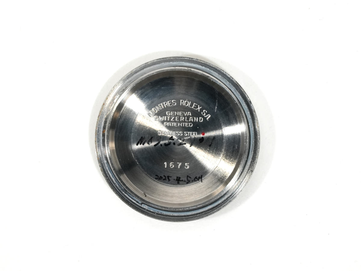 ロレックス GMTマスター Ref.1675 ブラック文字盤 中古 hhhjotuu