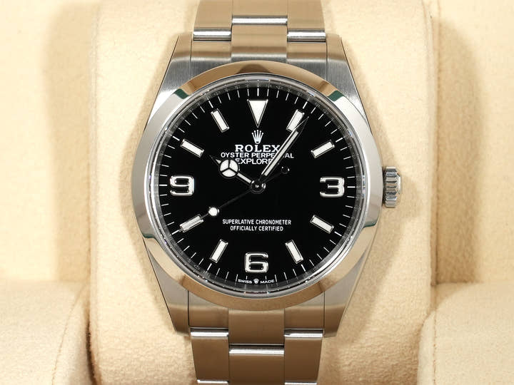 Rolex Explorer 36 Ref. 124270 Stainless Steel Black Dial