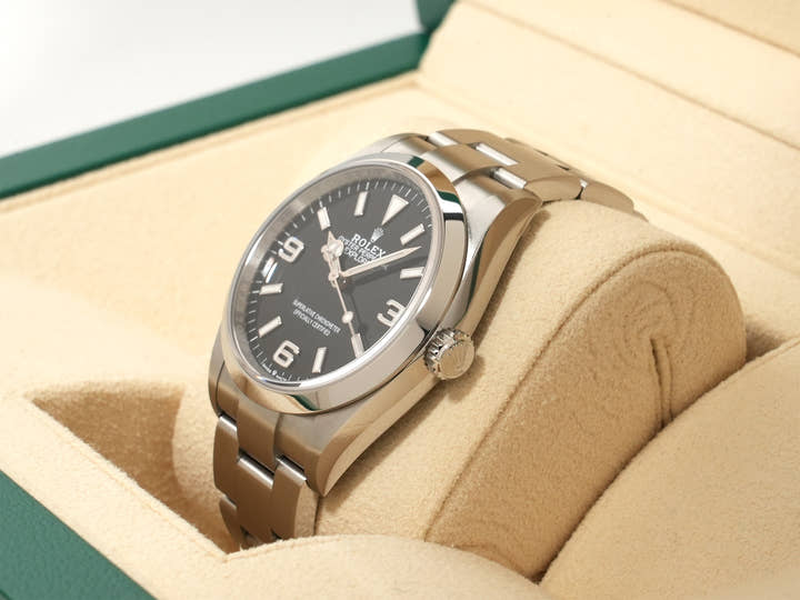 Rolex Explorer 36 Ref. 124270 Stainless Steel Black Dial