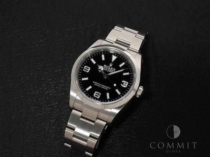 Rolex Explorer 36 Ref. 124270 Stainless Steel Black Dial