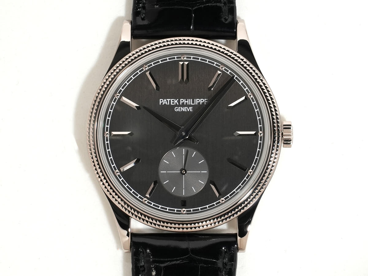 パテックフィリップ カラトラバ Ref.6119G-001 グレー文字盤 美品 nod25ura