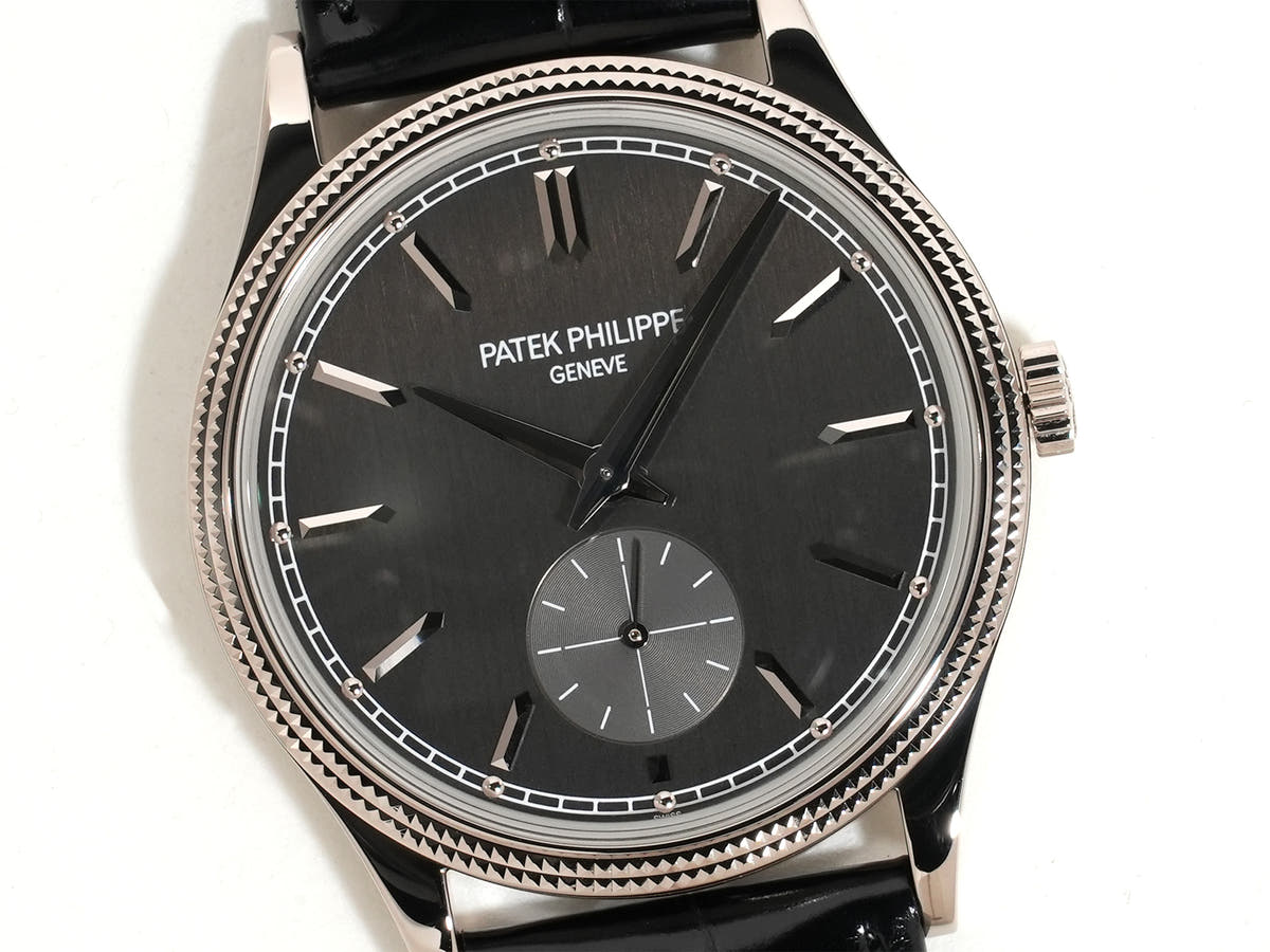 パテックフィリップ カラトラバ Ref.6119G-001 グレー文字盤 美品 nod25ura