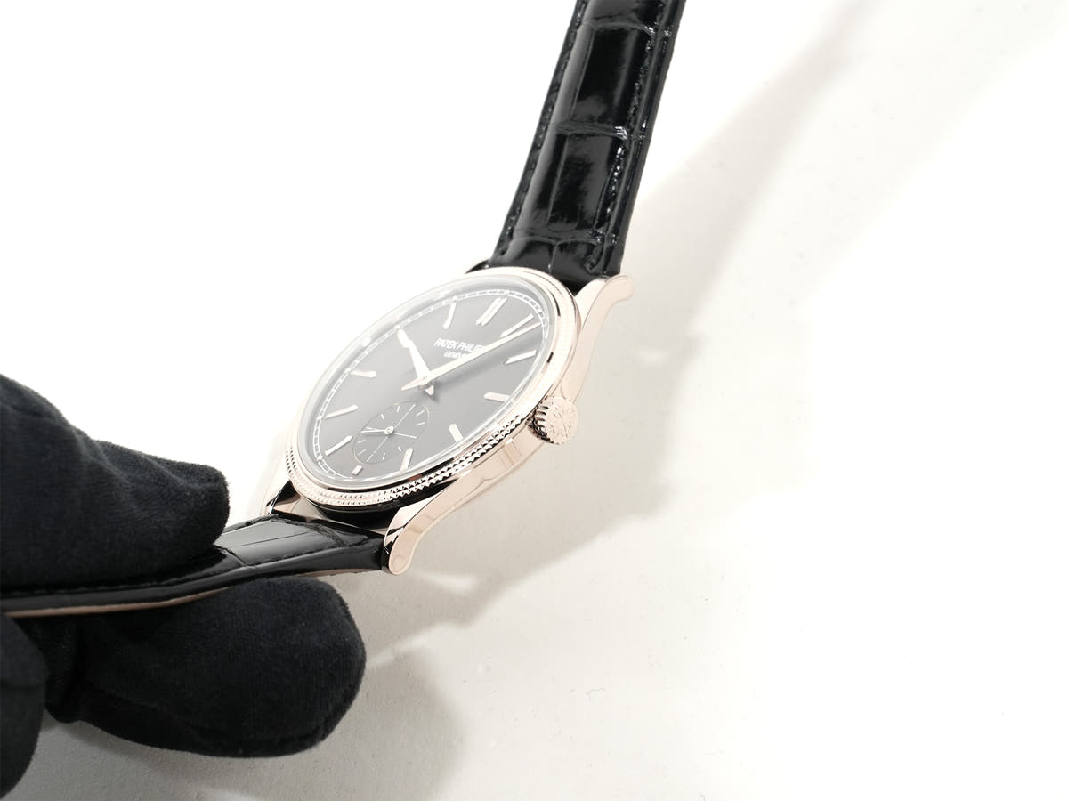 パテックフィリップ カラトラバ Ref.6119G-001 グレー文字盤 美品 nod25ura
