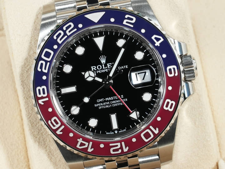ロレックス GMTマスターII Ref.126710BLRO ステンレススチール ブラック文字盤 ジュビリーブレスレット