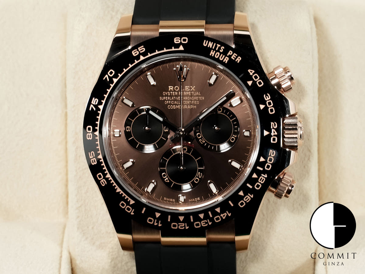 Rolex Daytona Ref. 116515LN Everose Gold Chocolate/Black Dial