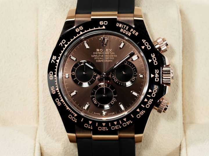 Rolex Daytona Ref. 116515LN Everose Gold Chocolate/Black Dial