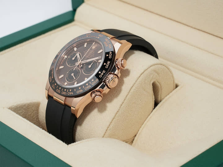 Rolex Daytona Ref. 116515LN Everose Gold Chocolate/Black Dial