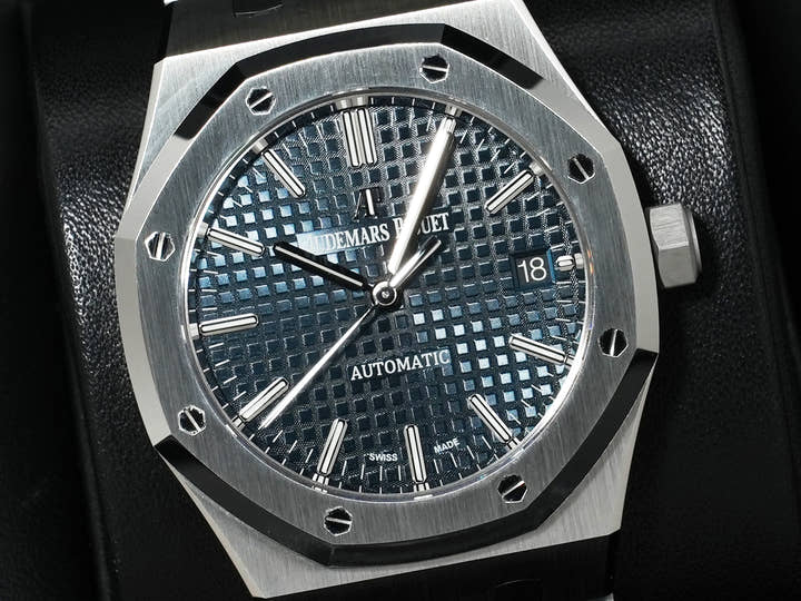 オーデマピゲ ロイヤルオーク Ref.15450ST.OO.1256ST.03 ステンレススチール ブルー文字盤