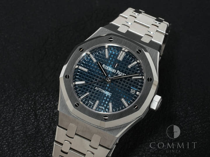 オーデマピゲ ロイヤルオーク Ref.15450ST.OO.1256ST.03 ステンレススチール ブルー文字盤