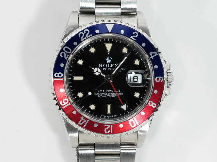 ロレックス GMTマスター Ref.16700 ステンレススチール ブラック文字盤 オイスターブレスレット