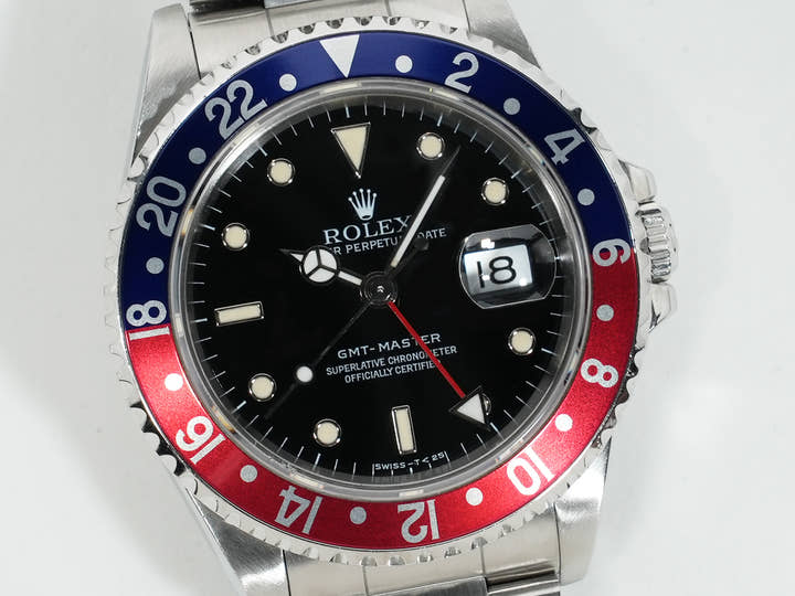 ロレックス GMTマスター Ref.16700 ステンレススチール ブラック文字盤 オイスターブレスレット