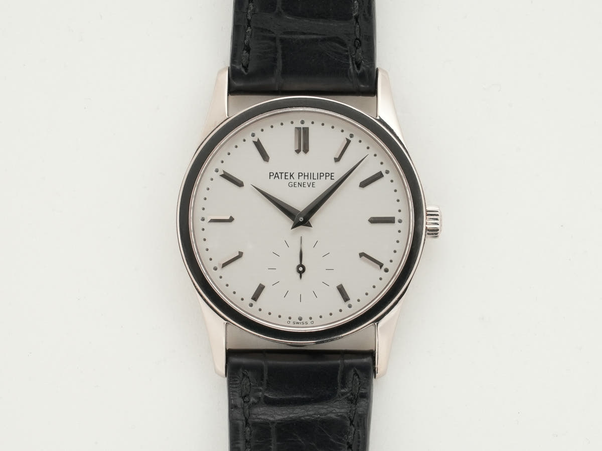 パテックフィリップ カラトラバ Ref.3796G-013 18KWG シルバー文字盤 中古 kyvk8wdi