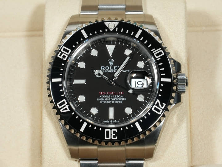 ロレックス シードゥエラー Ref.126600 ステンレススチール ブラック文字盤