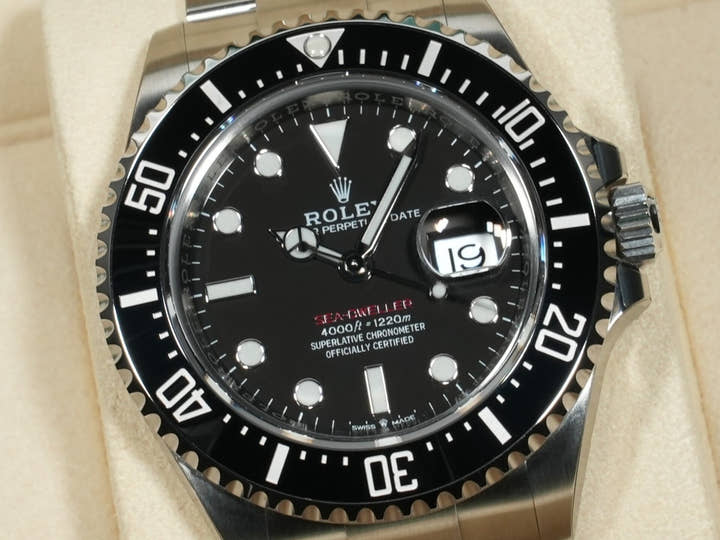 ロレックス シードゥエラー Ref.126600 ステンレススチール ブラック文字盤