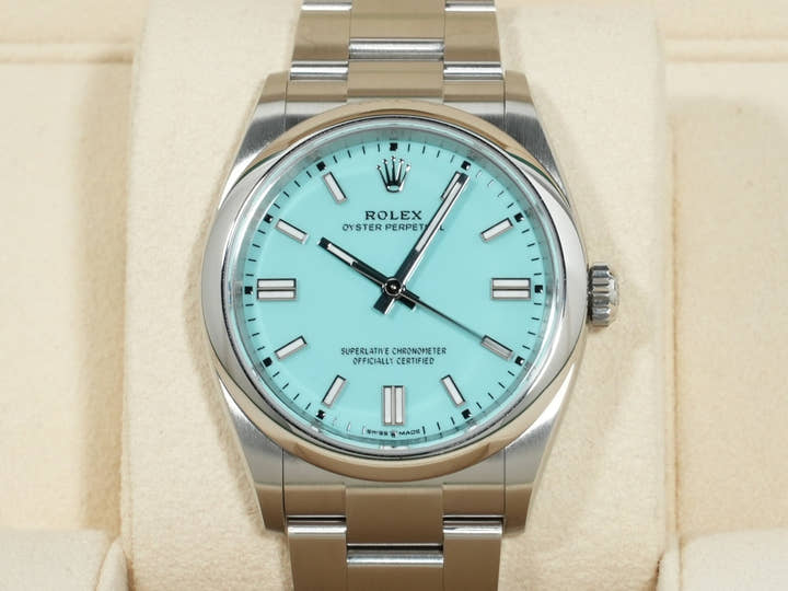 Rolex Oyster Perpetual 36 Ref.126000 SS Turquoise Dial Unused nfzafp68