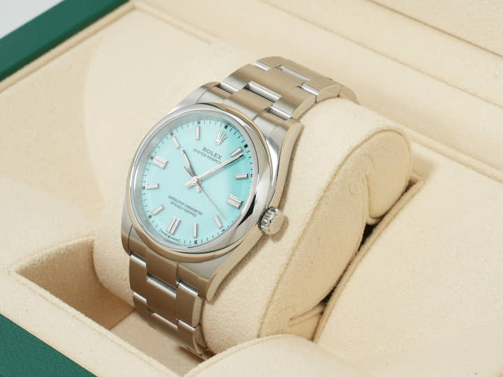 Rolex Oyster Perpetual 36 Ref.126000 SS Turquoise Dial Unused nfzafp68