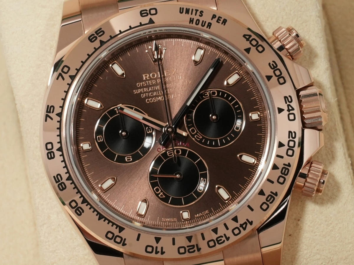 ロレックス デイトナ Ref.116505 18KERG チョコレートxブラック文字盤 美中古 q6qz7hp2