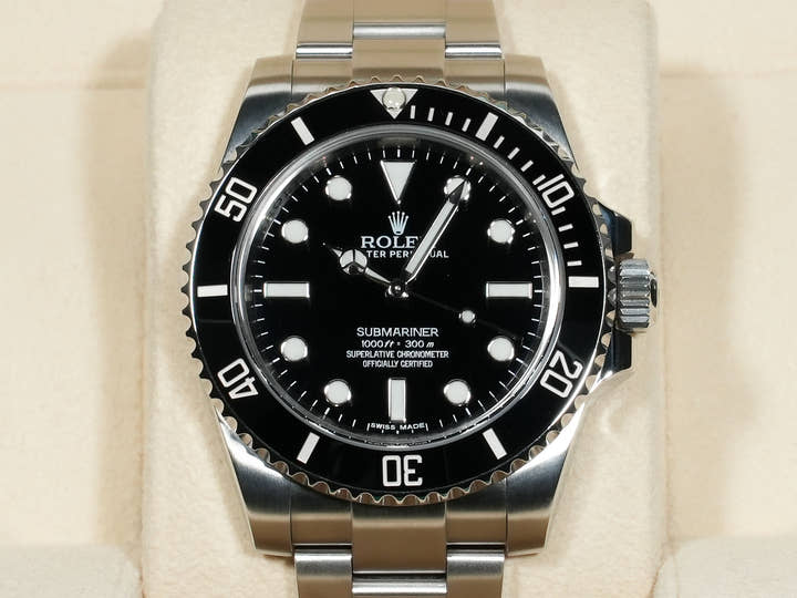 ロレックス サブマリーナー ノンデイト Ref.114060 ステンレススチール ブラック文字盤