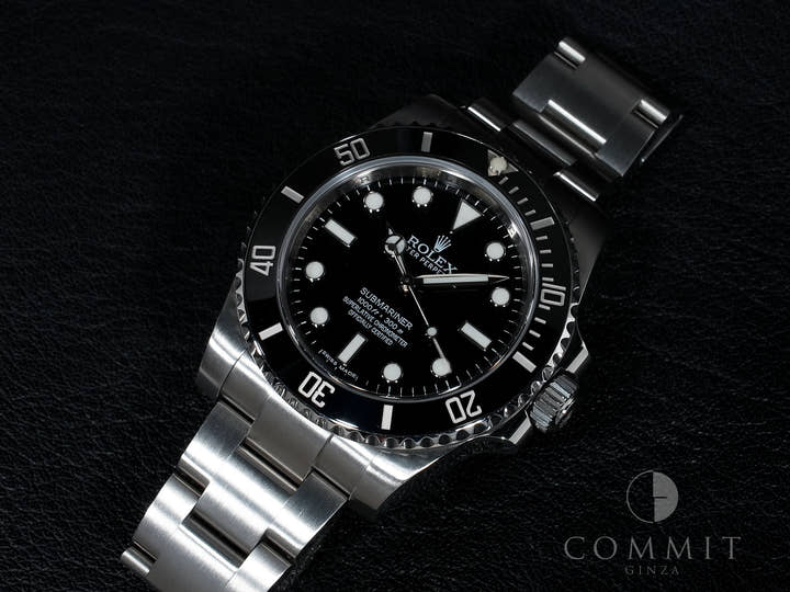 ロレックス サブマリーナー ノンデイト Ref.114060 ステンレススチール ブラック文字盤