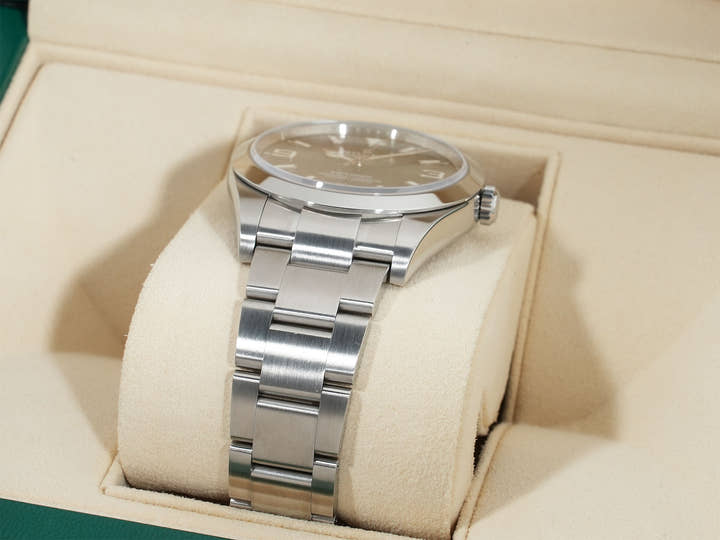 ロレックス エクスプローラーI Ref.214270 ステンレススチール ブラック文字盤
