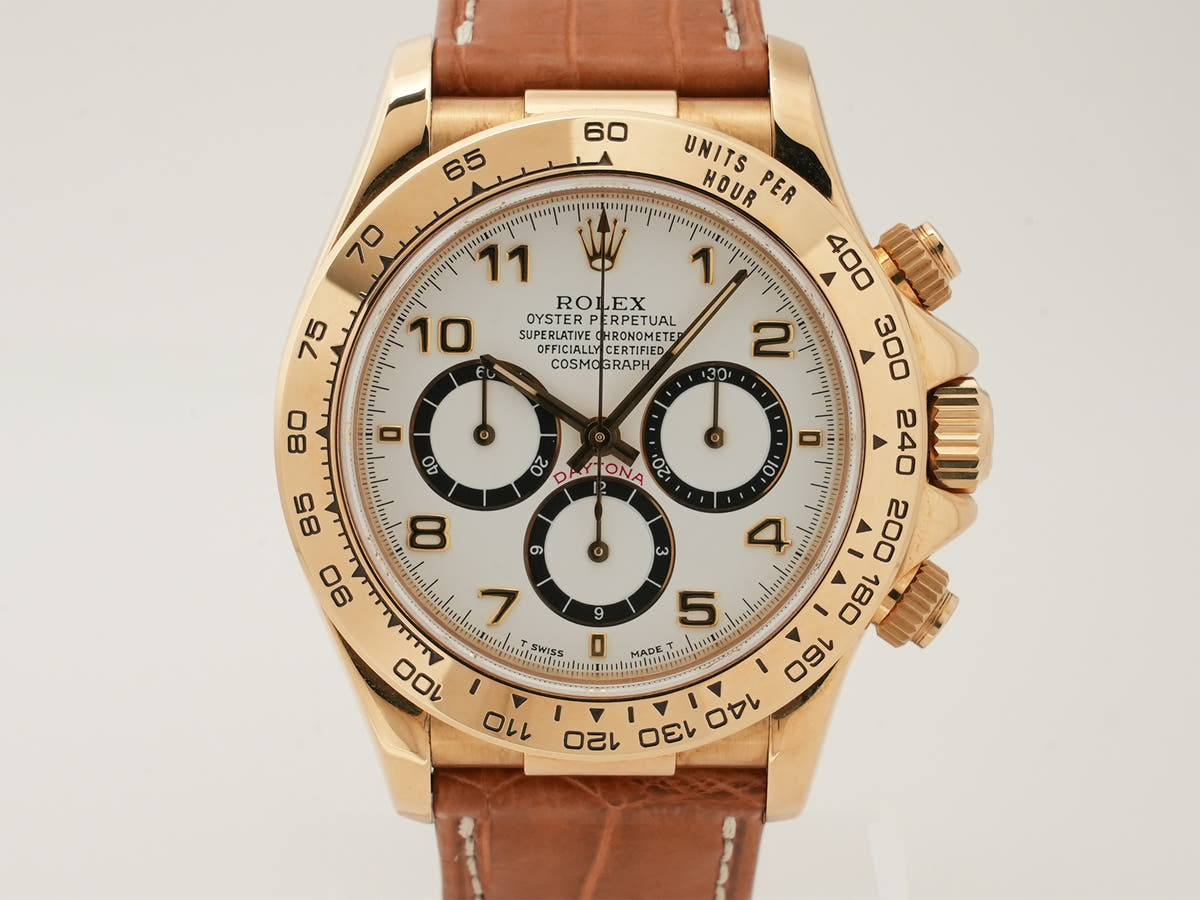 ロレックス デイトナ エルプリメロ Ref.16518 18KYG ホワイト文字盤 中古 yppfw8e8