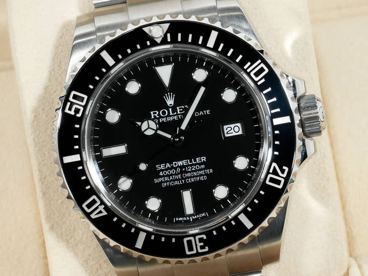 ロレックス シードゥエラー 4000 Ref.116600 ステンレススチール ブラック文字盤
