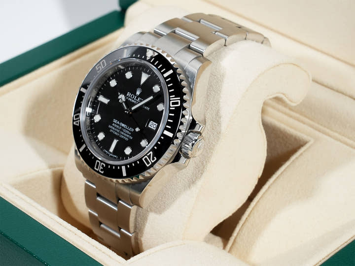 ロレックス シードゥエラー 4000 Ref.116600 ステンレススチール ブラック文字盤