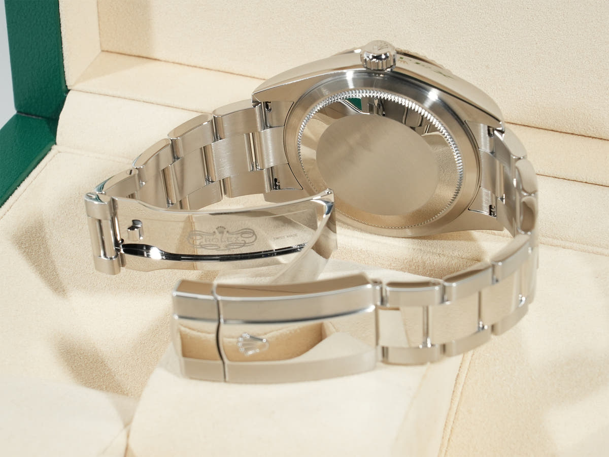 ロレックス スカイドゥエラー Ref.326934 SS/WG ブルー文字盤 オイスターブレスレット 美品 gq8vac96