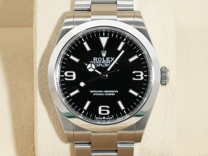 ロレックス エクスプローラー40 Ref.224270 ステンレススチール ブラック文字盤