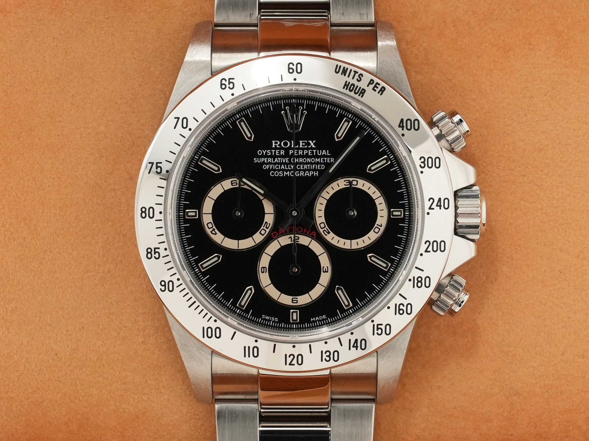 ロレックス デイトナ エルプリメロ Ref.16520 SS ブラック文字盤 未使用 9wgobnka