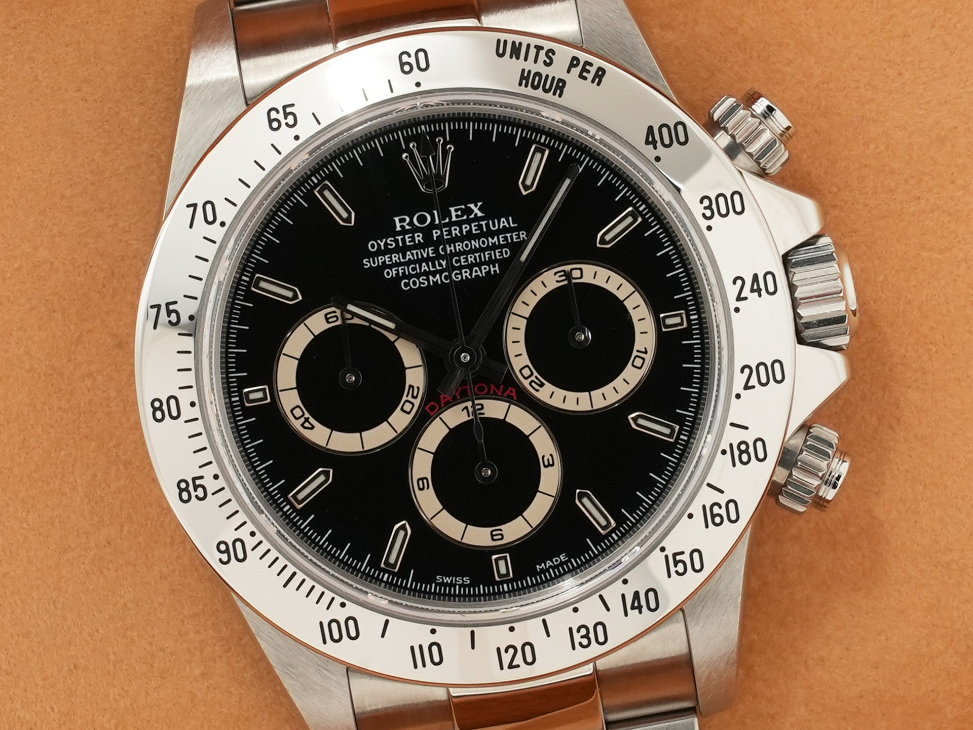 ロレックス デイトナ エルプリメロ Ref.16520 SS ブラック文字盤 未使用 9wgobnka