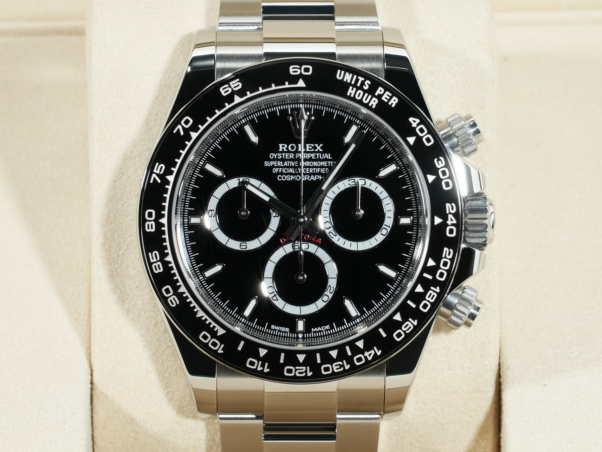 ロレックス デイトナ Ref.126500LN SS ブラック文字盤 未使用 wjy4v593