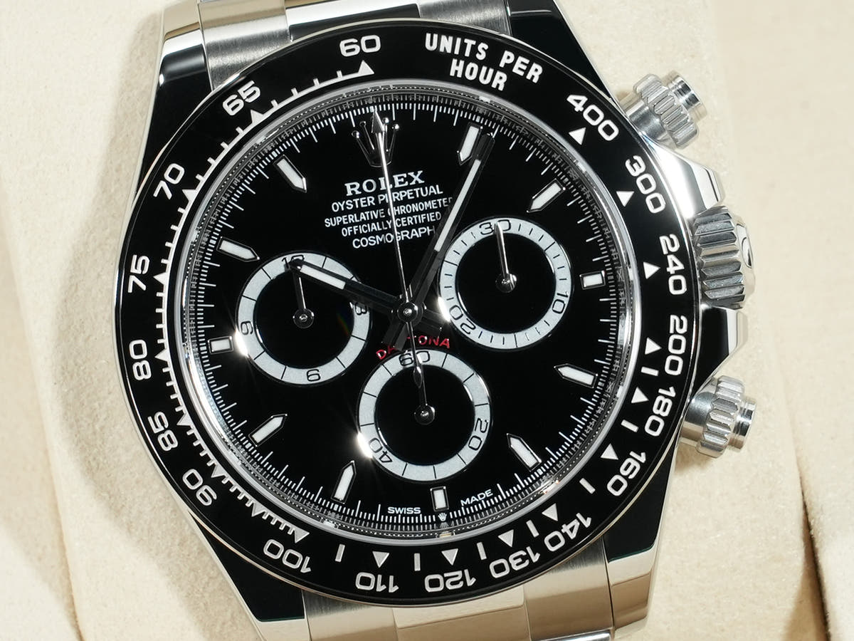 ロレックス デイトナ Ref.126500LN SS ブラック文字盤 未使用 wjy4v593