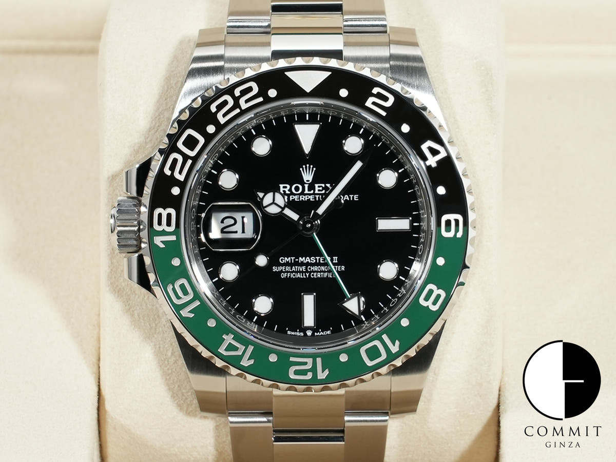 Rolex GMT Master II Ref.126720VTNR SS Black Dial Oyster Bracelet Unused yrdybam6