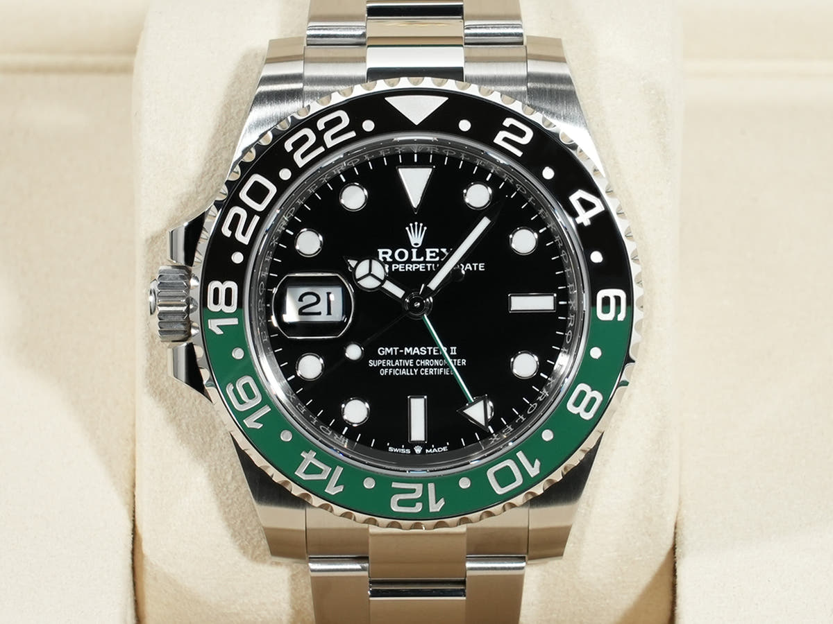Rolex GMT Master II Ref.126720VTNR SS Black Dial Oyster Bracelet Unused yrdybam6