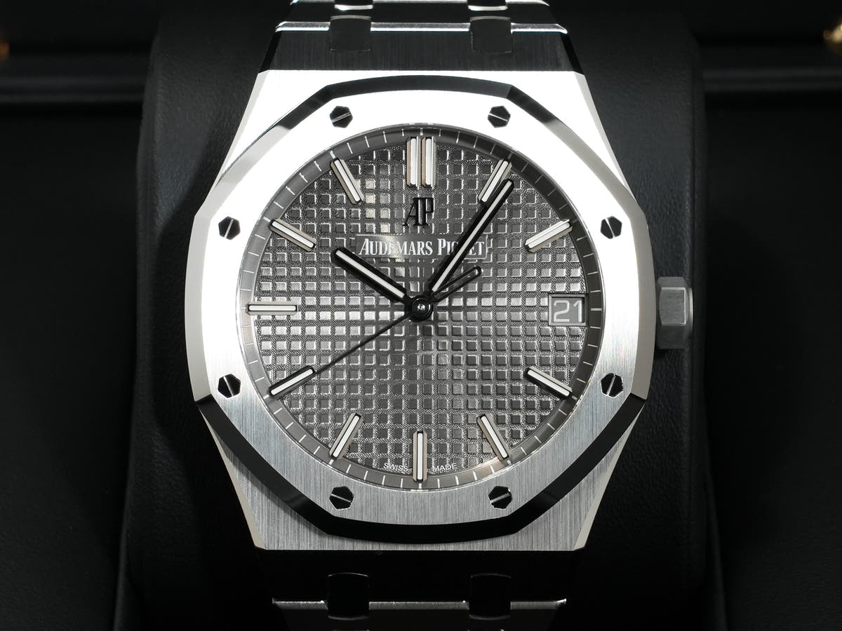 Audemars Piguet Royal Oak Ref.15500ST.OO.1220ST.02 SS Slate Gray Dial Good Condition z3bdtrkt