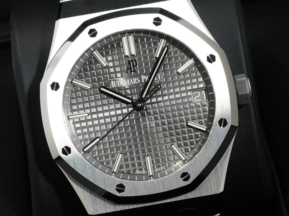 Audemars Piguet Royal Oak Ref.15500ST.OO.1220ST.02 SS Slate Gray Dial Good Condition z3bdtrkt