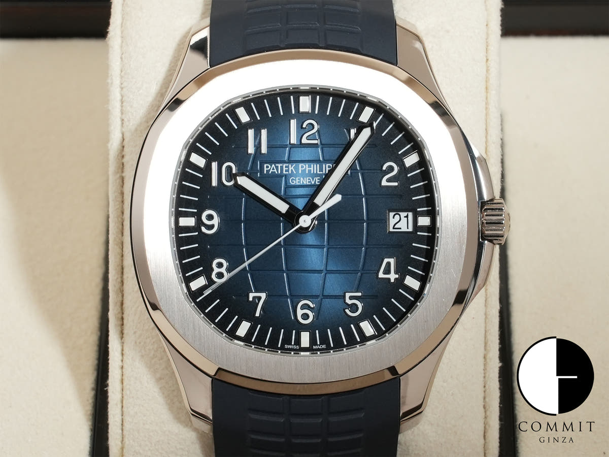 Patek Philippe Aquanaut Ref.5168G-001 18KWG Midnight Blue Dial Good Condition Used yjeyqf33