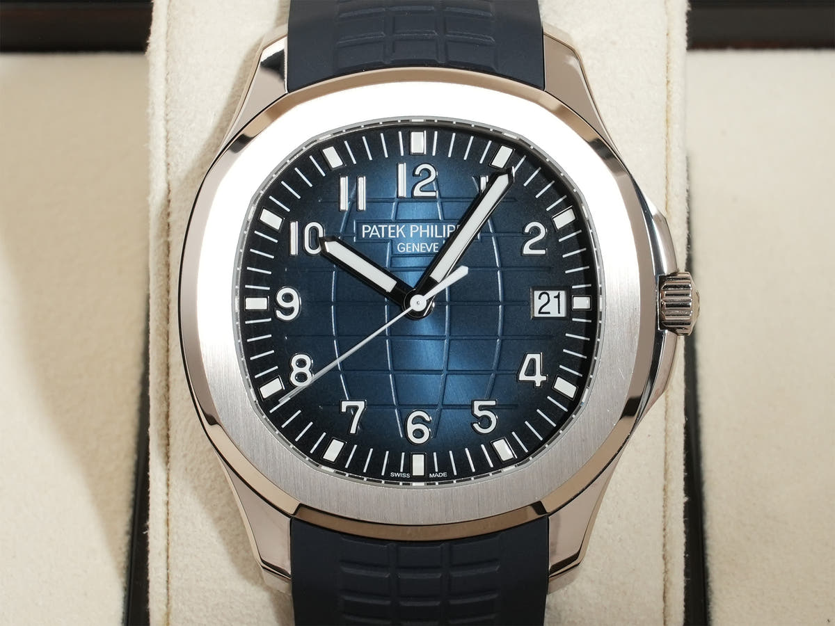 Patek Philippe Aquanaut Ref.5168G-001 18KWG Midnight Blue Dial Good Condition Used yjeyqf33