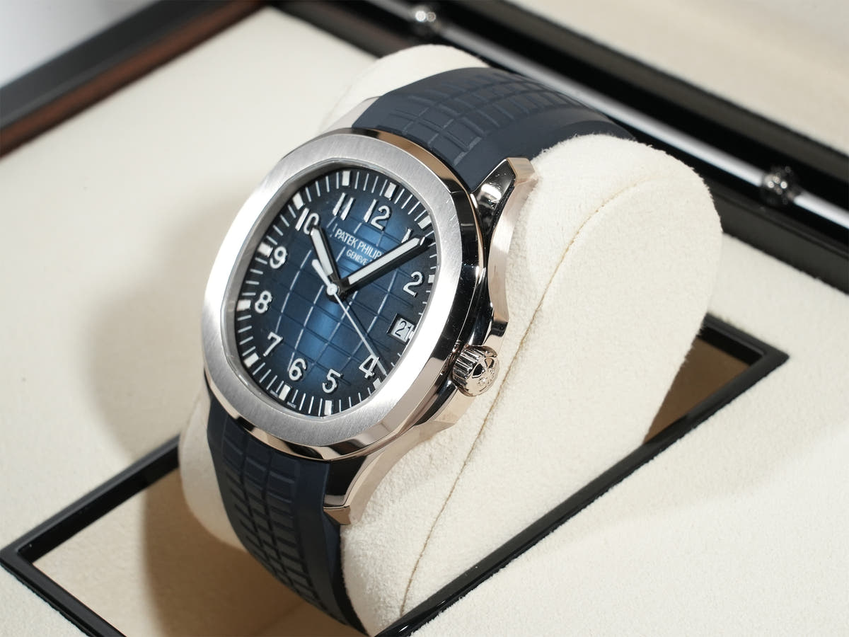 Patek Philippe Aquanaut Ref.5168G-001 18KWG Midnight Blue Dial Good Condition Used yjeyqf33