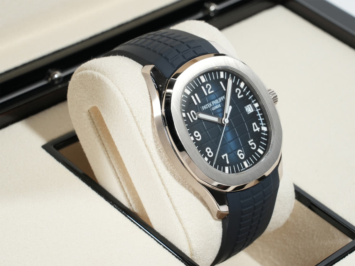 Patek Philippe Aquanaut Ref.5168G-001 18KWG Midnight Blue Dial Good Condition Used yjeyqf33