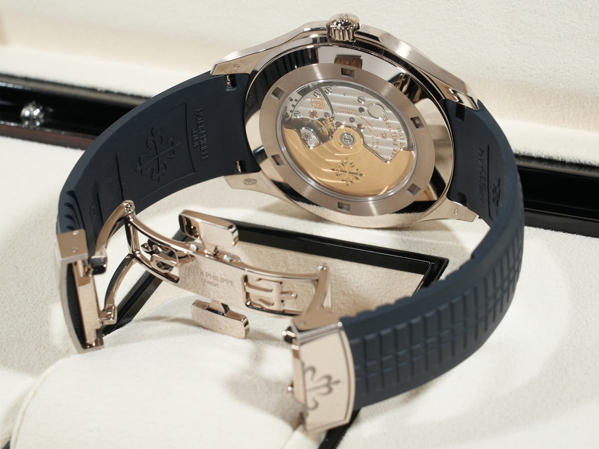 Patek Philippe Aquanaut Ref.5168G-001 18KWG Midnight Blue Dial Good Condition Used yjeyqf33