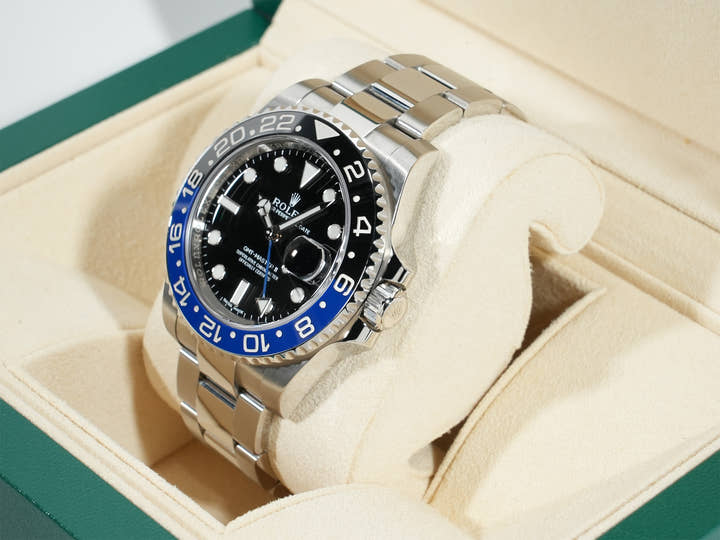 ロレックス GMTマスターII Ref.116710BLNR ステンレススチール ブラック文字盤 オイスターブレスレット