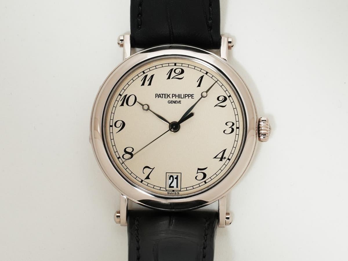 パテックフィリップ カラトラバ Ref.5053G-001 18KWG アイボリー文字盤 中古 53dno9yv