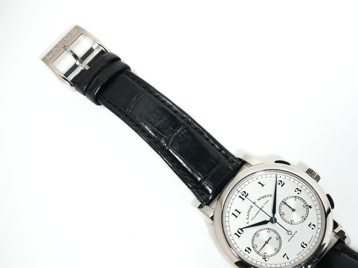 A.ランゲ＆ゾーネ 1815 クロノグラフ Ref.402.026 18KWG シルバー文字盤 中古 pfoi7ub4