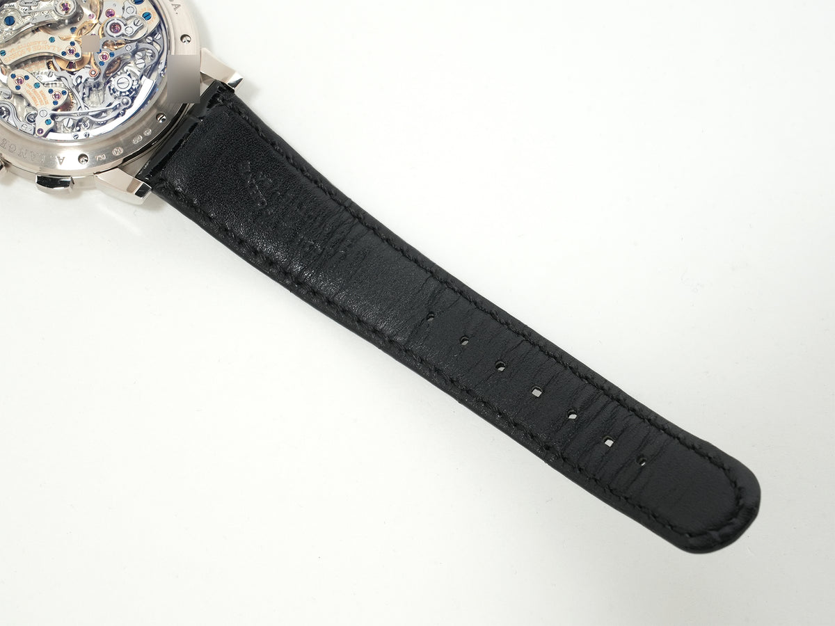 A. Lange &amp; Söhne 1815 Chronograph Ref.402.026 18KWG Silver Dial Used pfoi7ub4