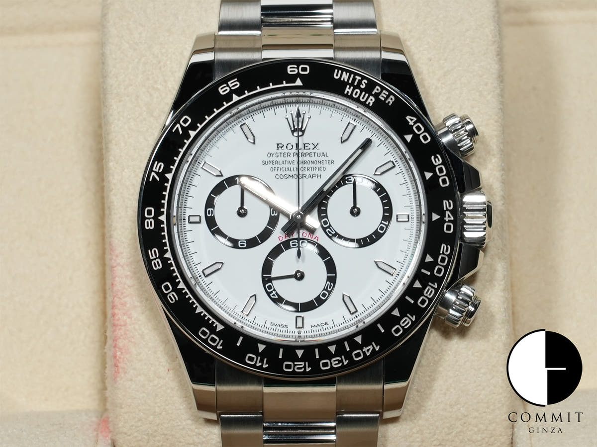 ロレックス デイトナ Ref.126500LN SS ホワイト文字盤 美中古 d544mgjf