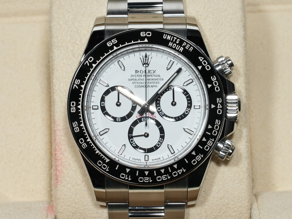 ロレックス デイトナ Ref.126500LN SS ホワイト文字盤 美中古 d544mgjf